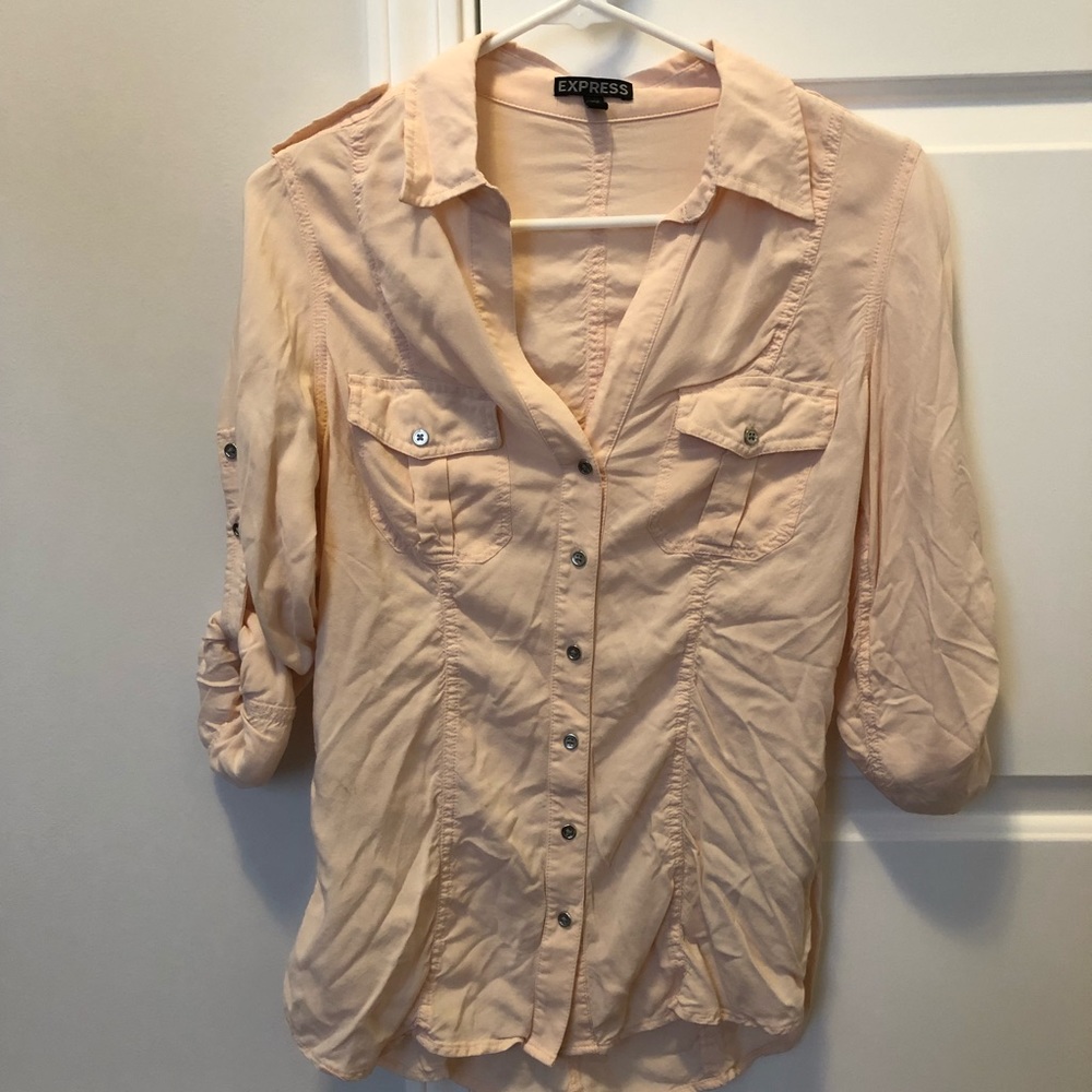 Women’s button up top. Size S